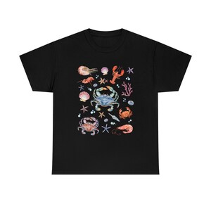 Crustaceancore Shirt Crustaceans Shirt Crab Shirt Crab Gifts Lobster Shirt Shrimp Shirt Crawfish Shirt Sea Creatures Gift Aesthetic Clothes image 3