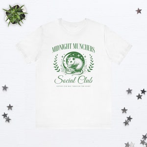 Possum Social Club Shirt Funny Possum Shirt Old Money Aesthetic Clothes Possum Gifts Opossum Shirt Preppy Stuff Possum T Shirt Foodie Shirt White