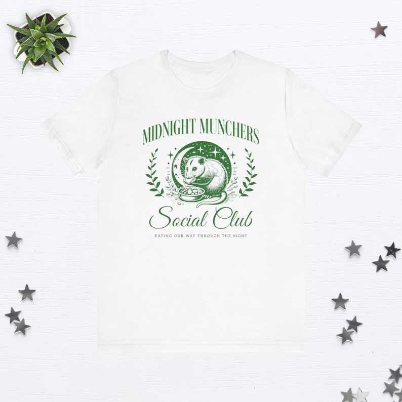 Possum Social Club Shirt Funny Possum Shirt Old Money Aesthetic Clothes Possum Gifts Opossum Shirt Preppy Stuff Possum T Shirt Foodie Shirt White