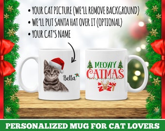 Custom Cat Mug Custom Pet Mug Pet Photo Personalized Cat Mom Gifts For Cat Lovers Cat Coffee Mug Cat Owner Gift Cat Themed Gifts Cat Dad Mug