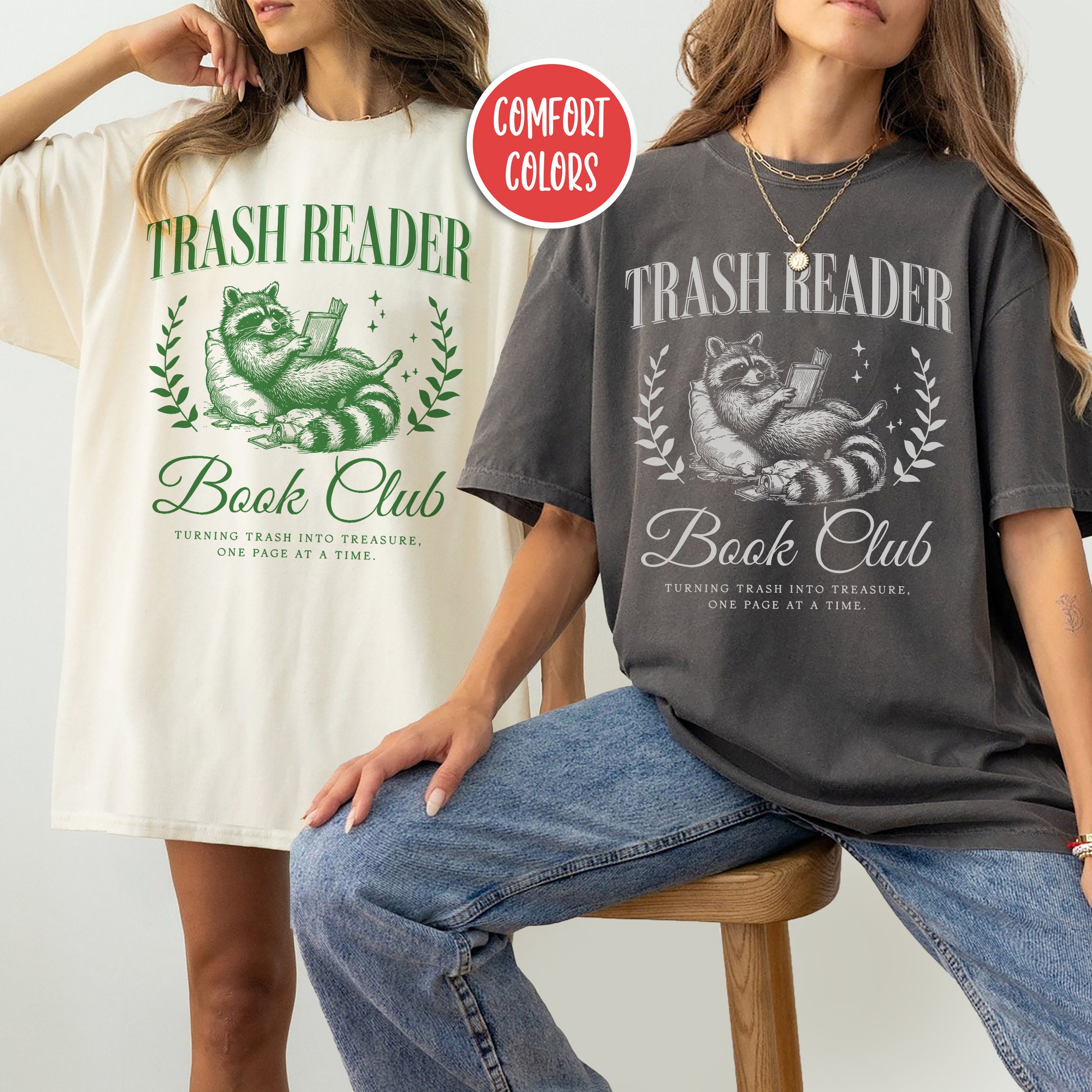 Trash Reader Shirt Raccoon Shirt Old Money Aesthetic Clothes Social Club Shirt Smut Shirt Racoon Gift Trash Panda Shirt Romantasy Reader Tee