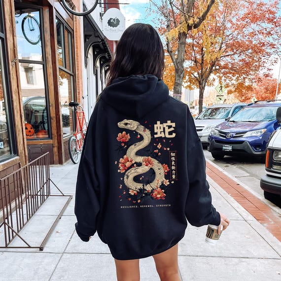 Year of the Snake Hoodie Chinese New Year 2025 Lunar New Year 2025