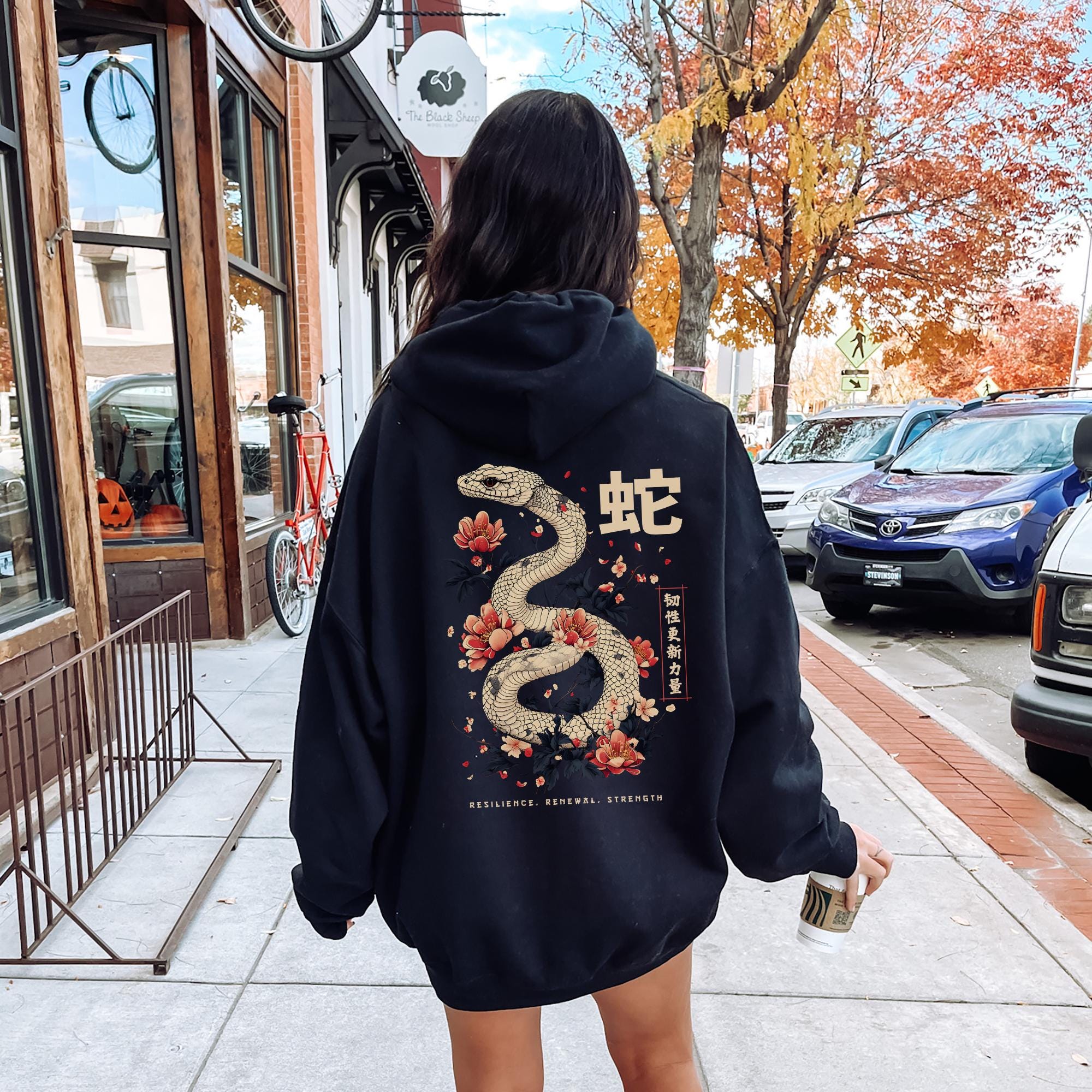 Year of the Snake Hoodie Chinese New Year 2025 Lunar New