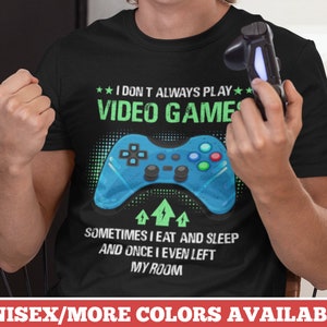 Video Game Shirt Funny Gaming Tshirt For Men Gamer Controller Shirt Video Game Lover Gifts Gamer Dad Shirt Birthday Gift For Gamer Boyfriend