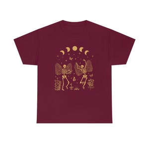 Fairy Grunge Fairycore Clothing Y2k Grunge Clothes Fairycore Clothes Fairycore Shirt Gothic Clothes Skeleton Shirt Mystical Shirt Goth Shirt image 6