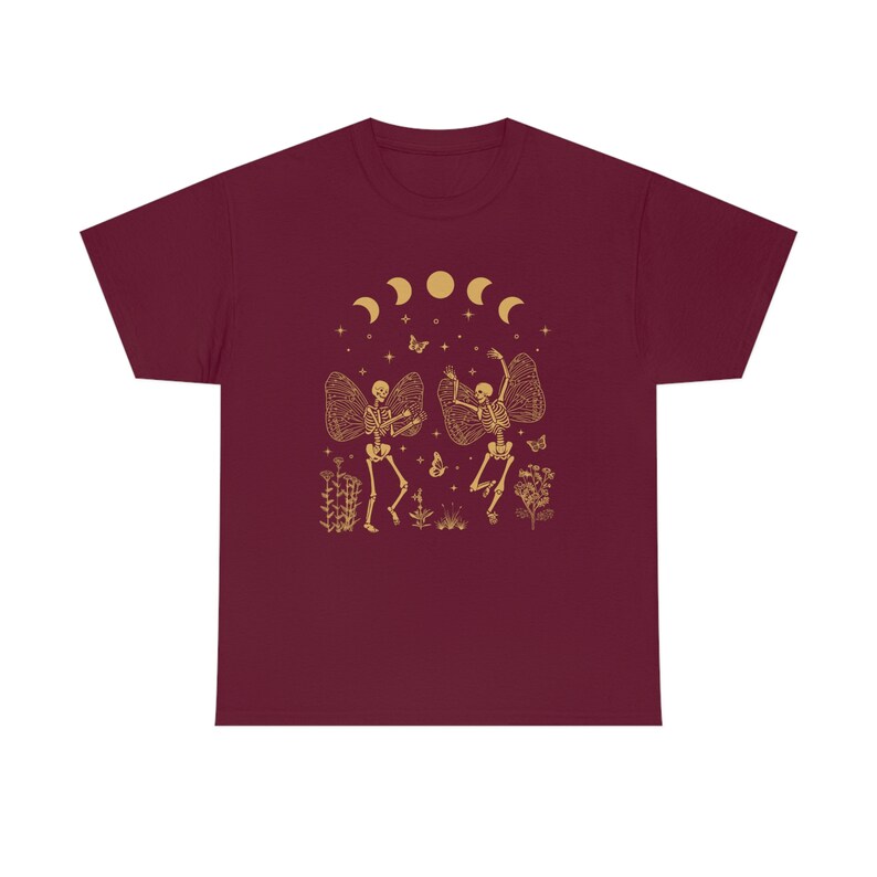 Fairy Grunge Fairycore Clothing Y2k Grunge Clothes Fairycore Clothes Fairycore Shirt Gothic Clothes Skeleton Shirt Mystical Shirt Goth Shirt image 6