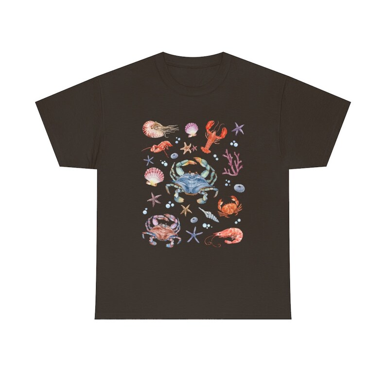 Crustaceancore Shirt Crustaceans Shirt Crab Shirt Crab Gifts Lobster Shirt Shrimp Shirt Crawfish Shirt Sea Creatures Gift Aesthetic Clothes image 5