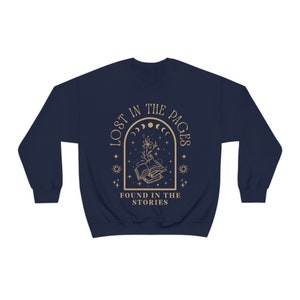 Bookish Sweatshirt Bookworm Sweatshirt Read Sweatshirt Bookish Things Library Sweatshirt Bookish Crewneck Literary Sweatshirt Booktok Merch image 6