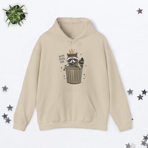 In My Feral Era Funny Raccoon Hoodie Racoon Gifts Raccoon Meme Hoodie Racoon Hoodie Animal Lover Gift Trash Panda Racoon Gifts Meme Gifts Sand