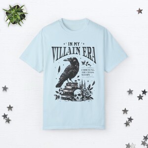 In My Villain Era Shirt Morally Grey Shirt Bookish Shirt Bookish Things Romantasy Book Lover Gift Whimsigoth Shirt Dark Academia Clothing Chambray