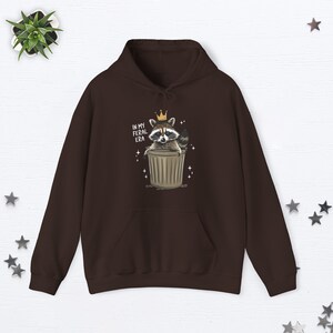 In My Feral Era Funny Raccoon Hoodie Racoon Gifts Raccoon Meme Hoodie Racoon Hoodie Animal Lover Gift Trash Panda Racoon Gifts Meme Gifts Dark Chocolate