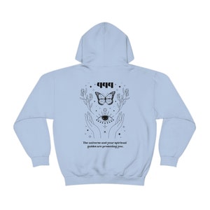 444 Angel Number Hoodie Angel Numbers 444 Hoodie Preppy Hoodie Butterfly Hoodie Evil Eye Hoodie Angelcore Mystical Hoodie Celestial Hoodie image 6