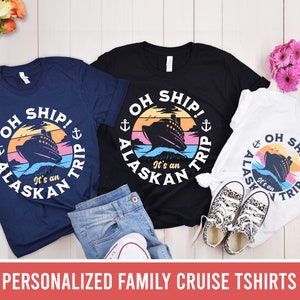 Familie Alaska Cruise Shirt Grappig Cruise Shirt Retro Group Cruise Shirts Alaska Shirt Custom Cruise Shirts Cruise Squad 2023 Alaska Gifts