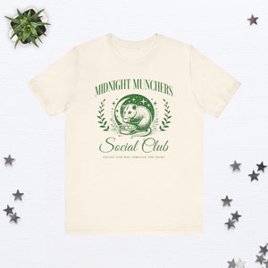 Possum Social Club Shirt Funny Possum Shirt Old Money Aesthetic Clothes Possum Gifts Opossum Shirt Preppy Stuff Possum T Shirt Foodie Shirt Natural