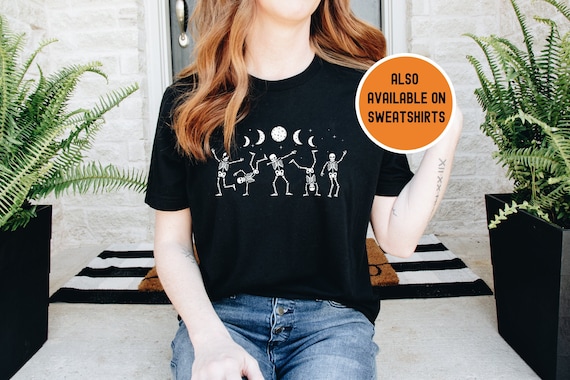 Skeletons Dancing Shirt Funny Skeleton 
