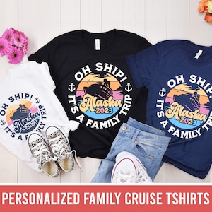 Familie Alaska Cruise Shirt Grappig Cruise Shirt Retro Group Cruise Shirts Alaska Shirt Custom Cruise Shirts Cruise Squad 2023 Alaska Gifts