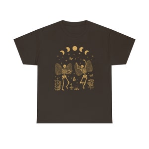 Fairy Grunge Fairycore Clothing Y2k Grunge Clothes Fairycore Clothes Fairycore Shirt Gothic Clothes Skeleton Shirt Mystical Shirt Goth Shirt image 5