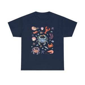Crustaceancore Shirt Crustaceans Shirt Crab Shirt Crab Gifts Lobster Shirt Shrimp Shirt Crawfish Shirt Sea Creatures Gift Aesthetic Clothes image 6