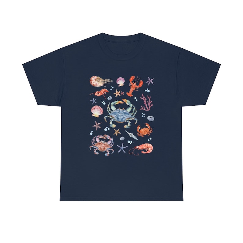 Crustaceancore Shirt Crustaceans Shirt Crab Shirt Crab Gifts Lobster Shirt Shrimp Shirt Crawfish Shirt Sea Creatures Gift Aesthetic Clothes image 6