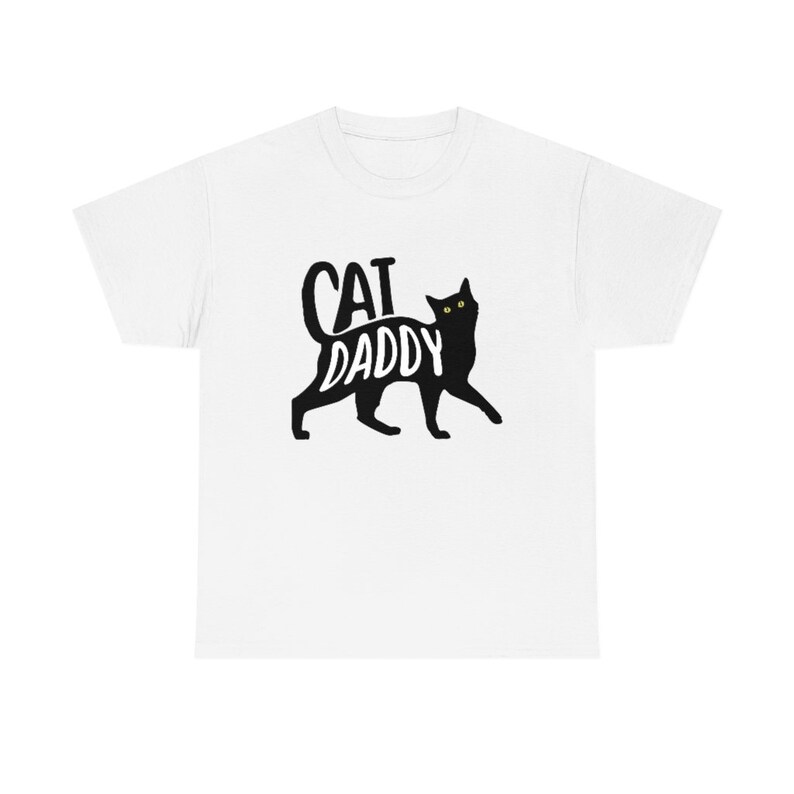 Funny Cat Dad Shirt Cat Daddy Shirt Best Cat Dad Ever Cat Themed Gifts Fathers Day Gift For Cat Dad Present Dad Christmas Gift Catfather Tee image 6