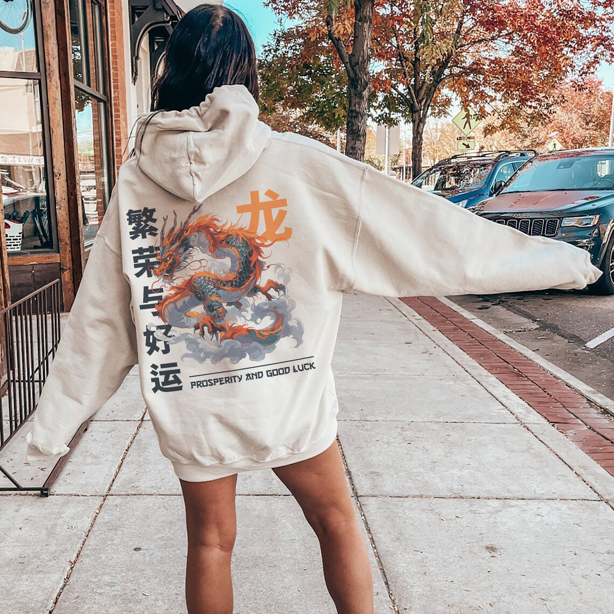 Year of the Dragon Hoodie Chinese New Year 2024 Lunar New Year 