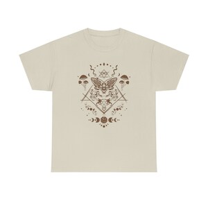 Goblincore Clothing Goblincore Shirt Cottage Core Shirt Mushroom Shirt Moth Shirt Witchy Clothes Insect Shirt Occult Shirt Soft Goth Clothes image 4