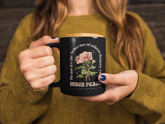 Jane Austen Mug Jane Austen Gifts Bookish Mug Book Mug Library Mug Librarian Mug Book Lover Mug Bookworm Mug Bookish Things Literature Mug