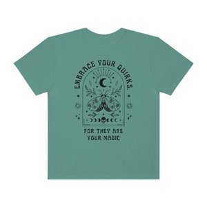 Whimsigoth Clothing Whimsigoth Fashion Goblincore Clothing Goblincore Shirt Moth Shirt Witchy Clothes Occult Shirt Plus Size Goth Clothes image 5
