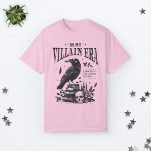 In My Villain Era Shirt Morally Grey Shirt Bookish Shirt Bookish Things Romantasy Book Lover Gift Whimsigoth Shirt Dark Academia Clothing Blossom
