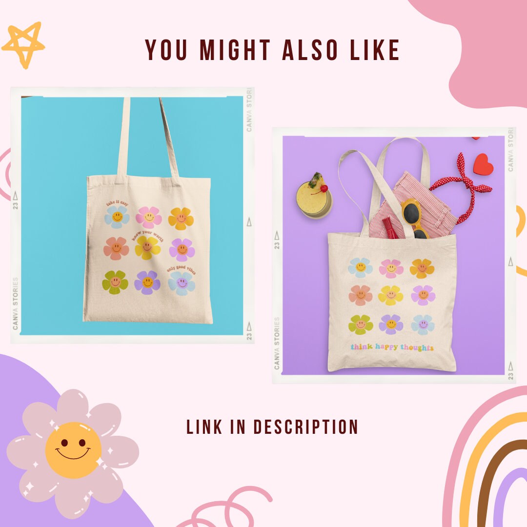 Smiley Sweatshirt Flower Sweatshirt Trendy Sweatshirt Cozy Etsy