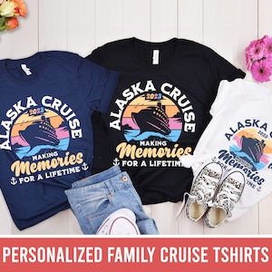 Familie Alaska Cruise Shirt Grappig Cruise Shirt Retro Group Cruise Shirts Alaska Shirt Custom Cruise Shirts Cruise Squad 2023 Alaska Gifts