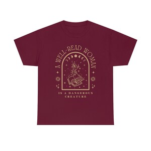 Bücherwurm Shirt Lese Shirt Bibliothekar Shirt Literatur Shirt Literatur Shirt Buch Club Shirt Dichter Shirt Ästhetische Kleidung Mystische Shirt Geschenk Bild 8