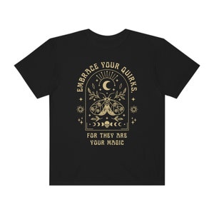 Whimsigoth Clothing Whimsigoth Fashion Goblincore Clothing Goblincore Shirt Moth Shirt Witchy Clothes Occult Shirt Plus Size Goth Clothes image 6