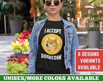 Dogecoin Shirt Valentine Day Gift For Him Cryptocurrency Shirt Hodl Bitcoin Dogecoin Moon Blockchain Mens Cryptocurrency Gifts Bitcoin Shirt