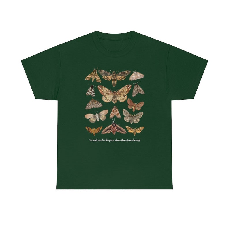 Moth Shirt Cottagecore Shirt Insect Shirt Goblincore Clothing Moth Sweatshirt Moth Print Moth T Shirt Cottage Core Clothes Aesthetic Clothes image 4