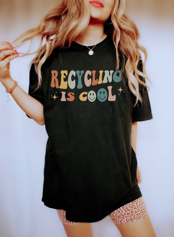 Recycling Is Cool Recycle Shirt Earth Day Shirt Ecology Shirt Climate Change Shirt Environment Shirt Environmental Shirt Save Earth Shirt