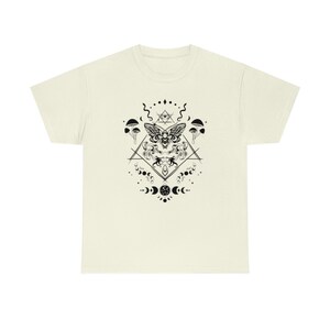 Goblincore Clothing Goblincore Shirt Cottage Core Shirt Mushroom Shirt Moth Shirt Witchy Clothes Insect Shirt Occult Shirt Soft Goth Clothes image 5