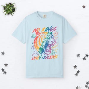 No Kings Only Queens Shirt We The People Shirt Fuck Trump Shirt No Kings Tshirt Anti Trump Shirt Fdt Shirt Anti Maga Shirt Democrat Shirt Chambray