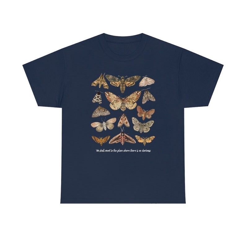 Moth Shirt Cottagecore Shirt Insect Shirt Goblincore Clothing Moth Sweatshirt Moth Print Moth T Shirt Cottage Core Clothes Aesthetic Clothes image 7