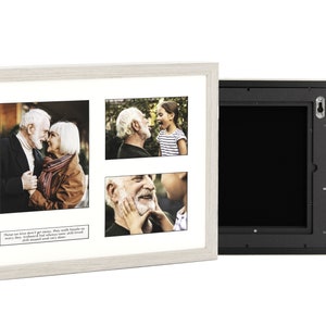 Solid Wood Adult Ashes Frame Urn - 16x12" (40.6x30.5cm) - includes printing, Cremation Urn, Photo Cremation Urn