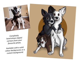 Funny Pet Portrait - Etsy UK Funny Pet Portrait - Etsy UK