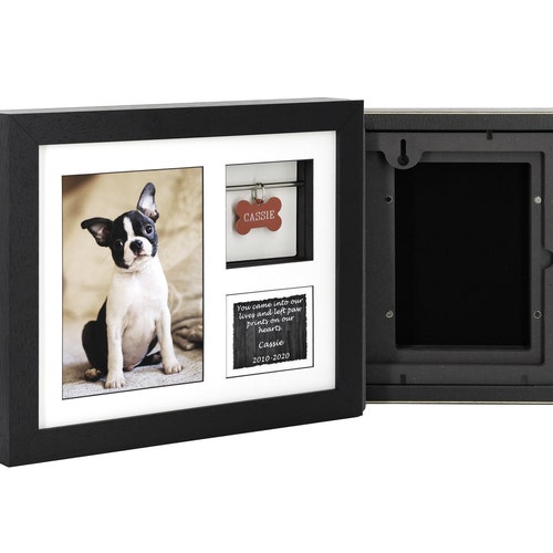 Pet Ashes & Keepsake Frame 16x12 Holds a Collar Tag - Etsy