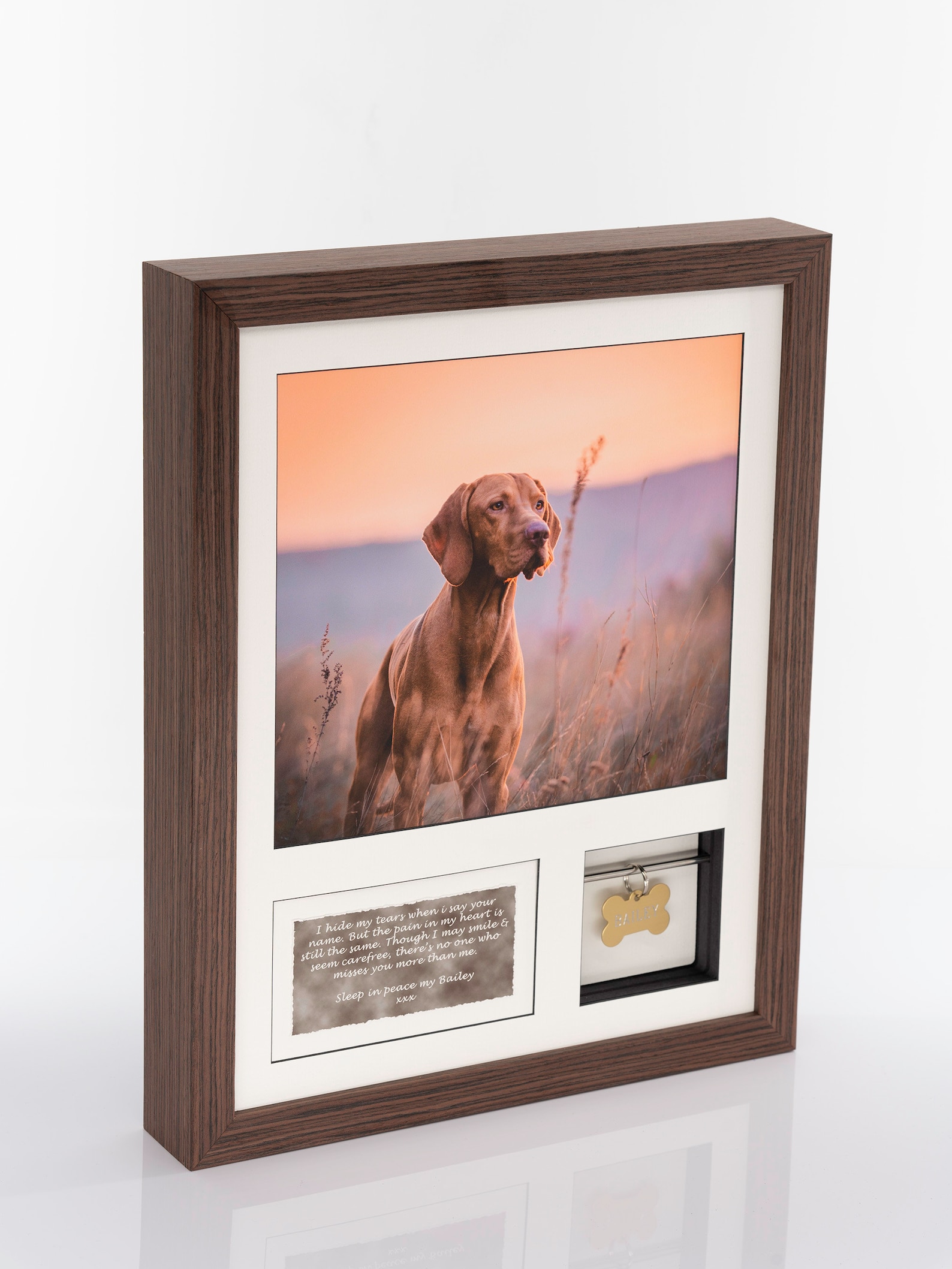 Pet Ashes & Keepsake Frame 14x11 Holds a Tag and Etsy