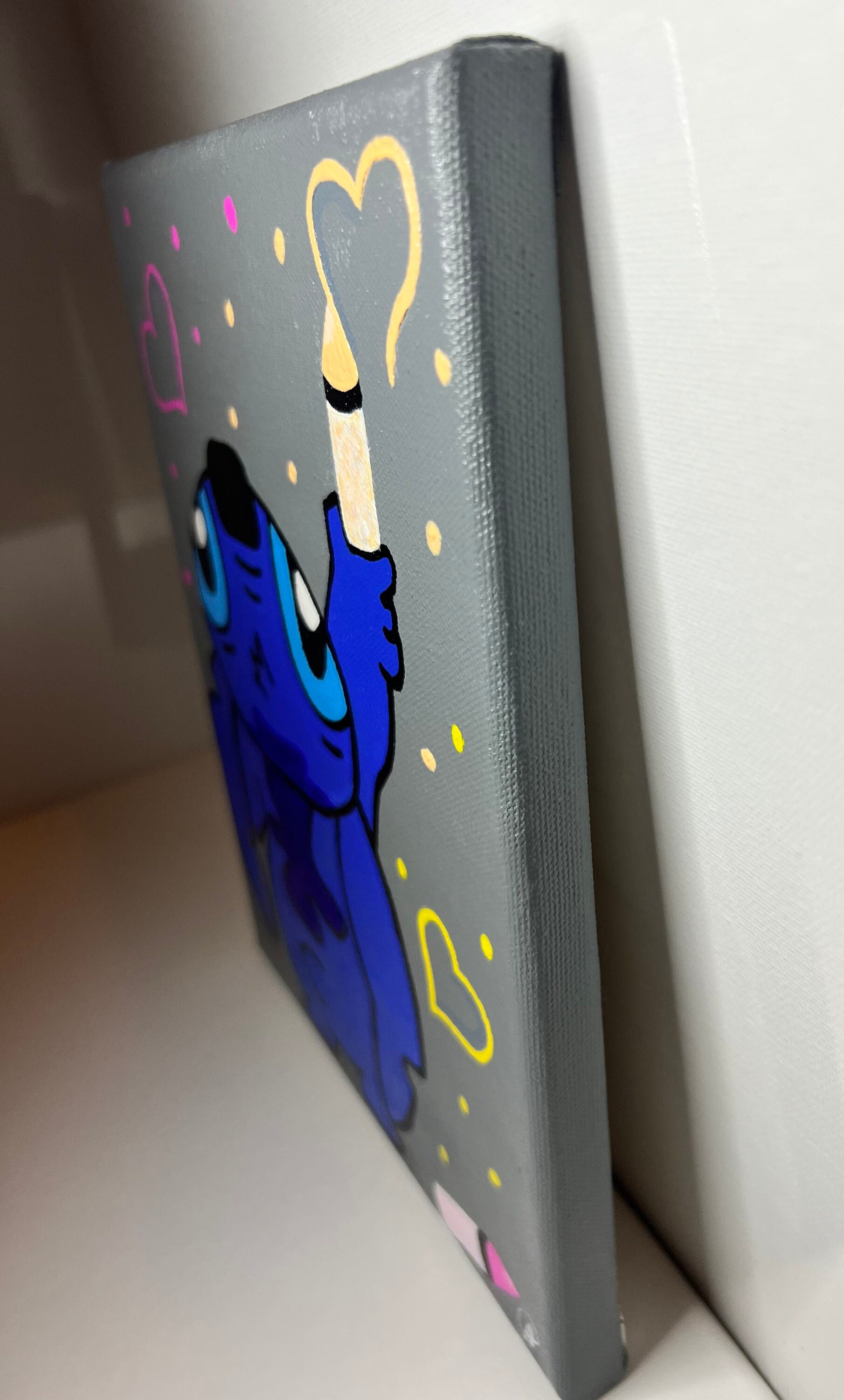 Stitch Drawing Hearts INSPIRED 8x10 Dreamworks Disney Etsy