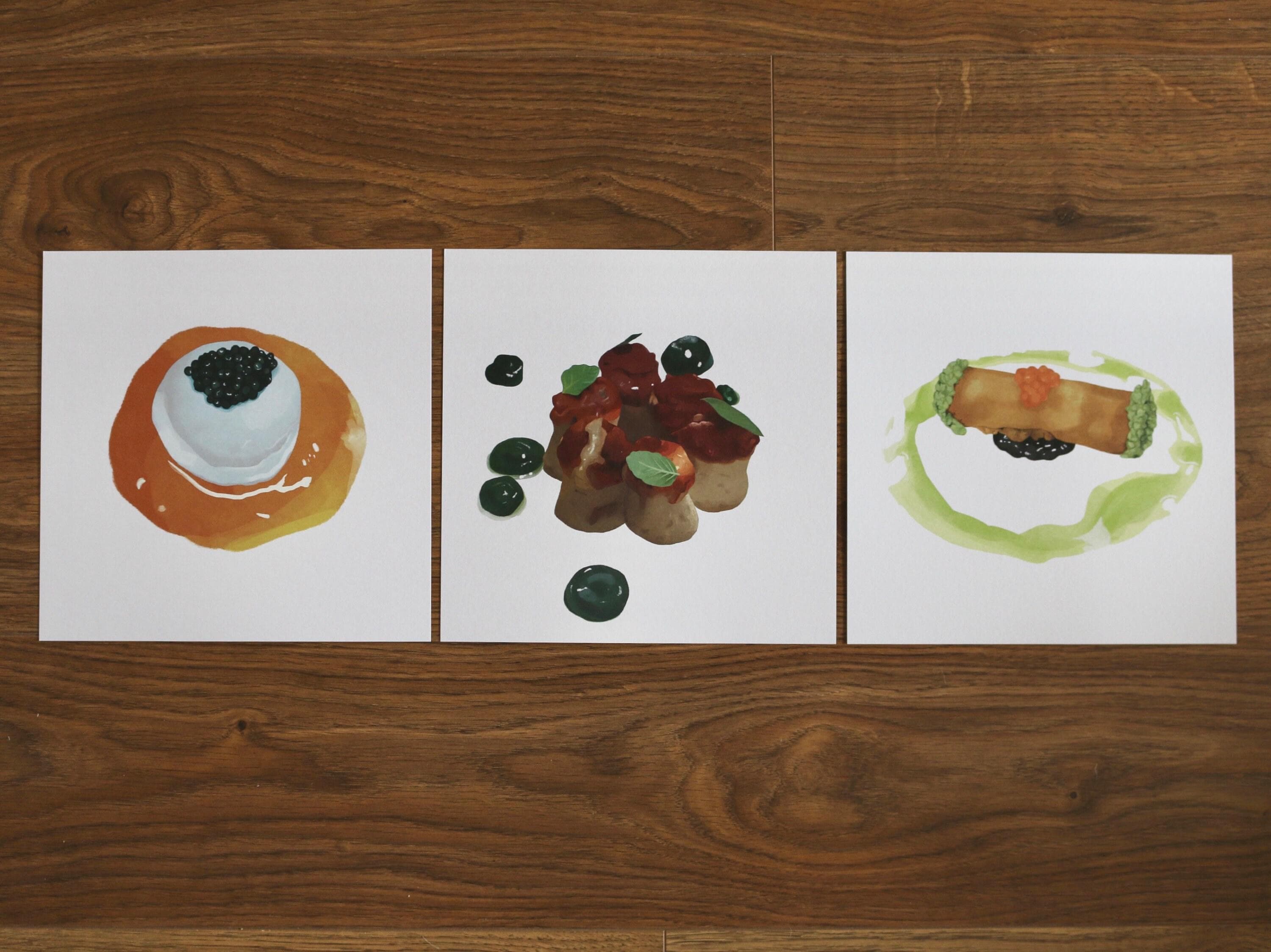 The Bear Art Print | Trio Poster Food Illustration Drawing FX TV