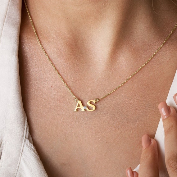 Necklace alphabet deals letters