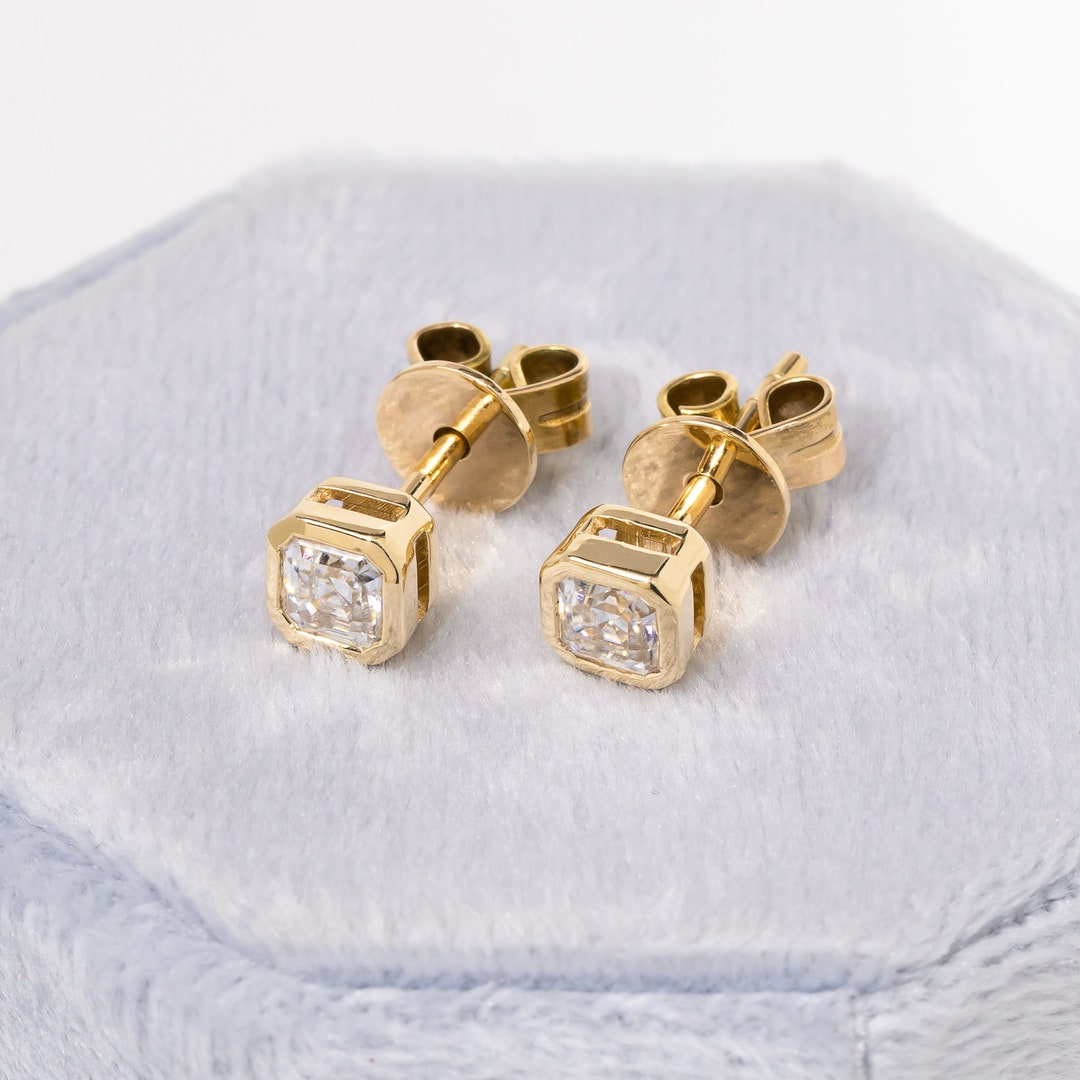 【HYERES LOR】25SS★ SL Moissanite Accent One-Touch Earrings 81wZ4TmkUeL.jpg