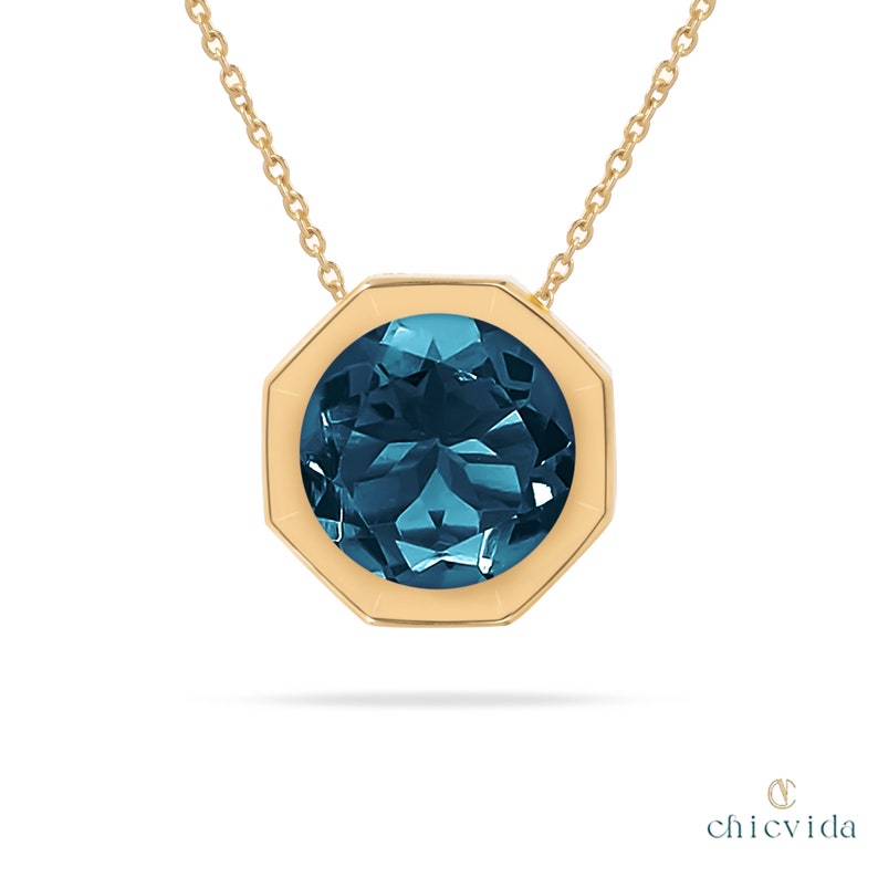 Natural Topaz Necklace