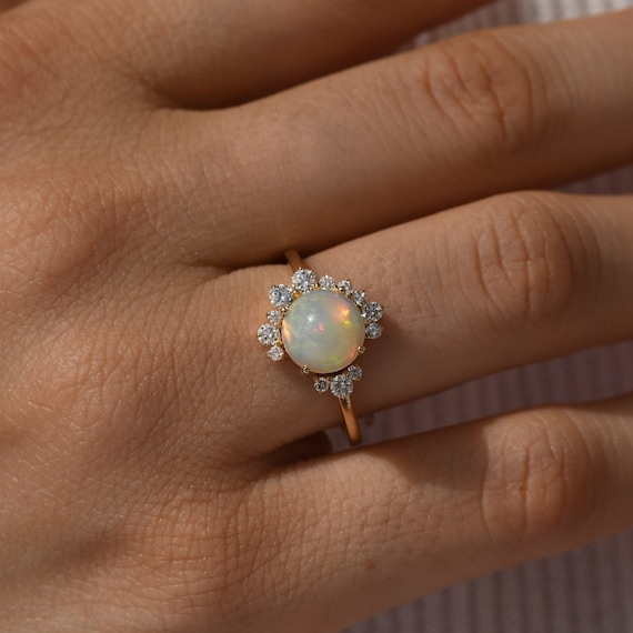 Serena opal ring sale