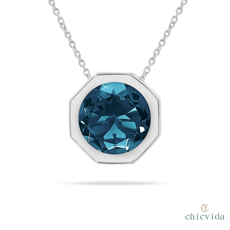 Handmade Topaz Pendant